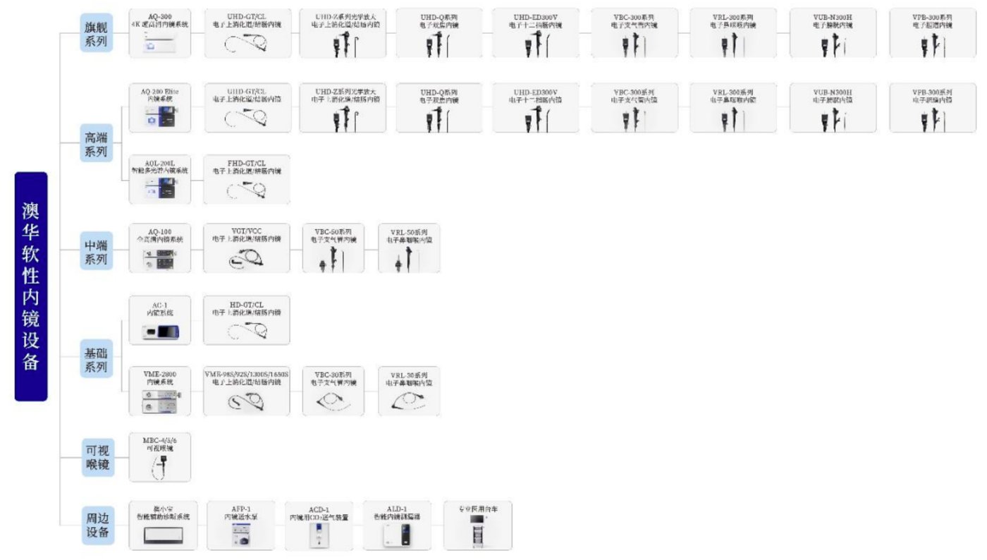 澳华内镜主营产品，图源自2023年年报