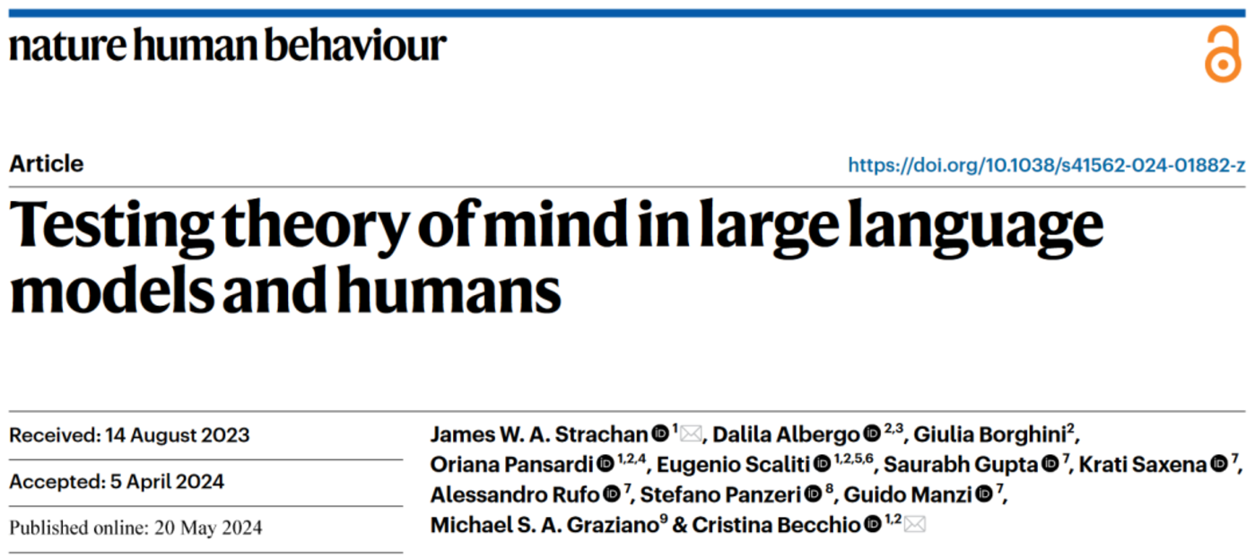 大语言模型会「读心」吗?