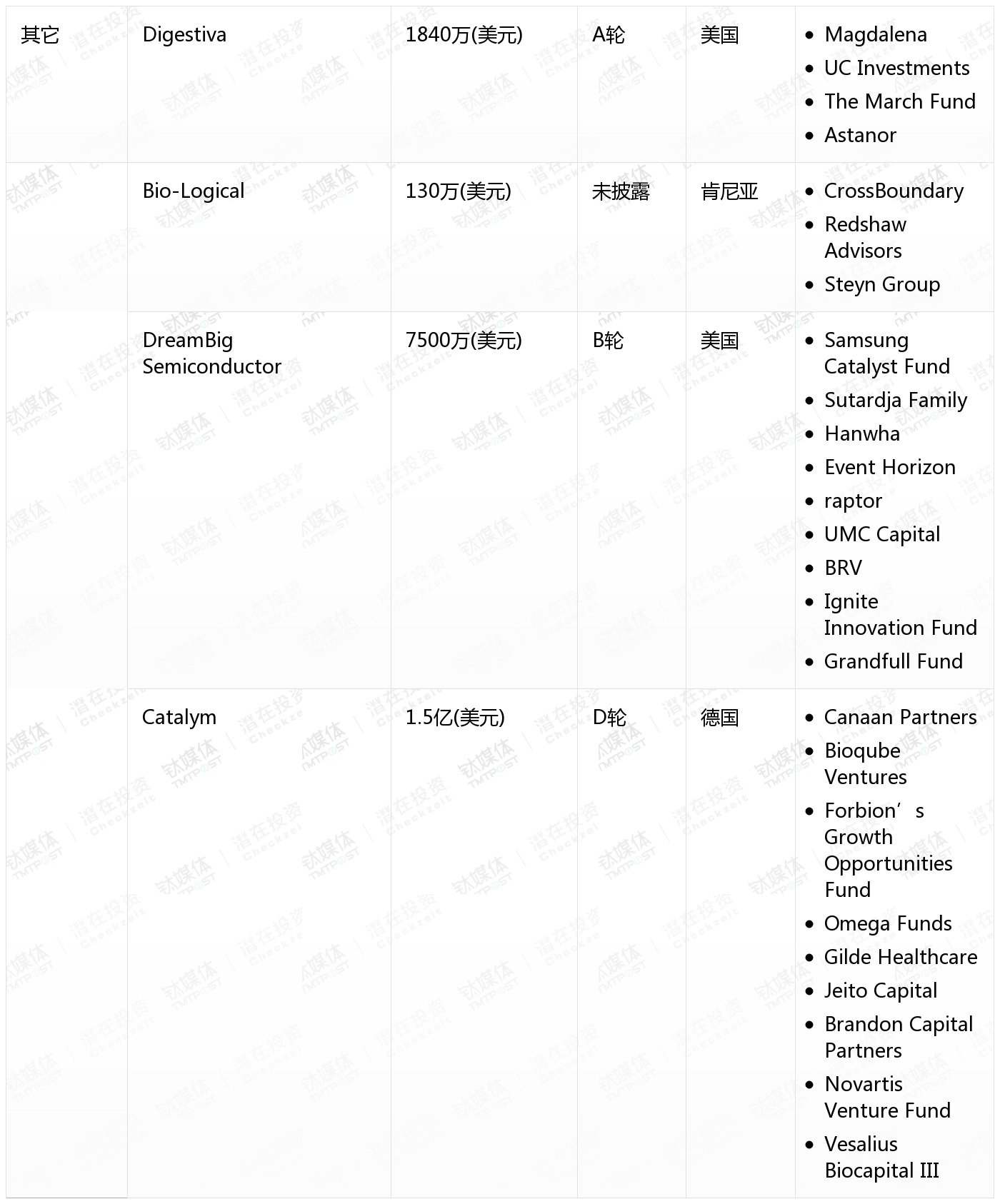 [国外融资一览]