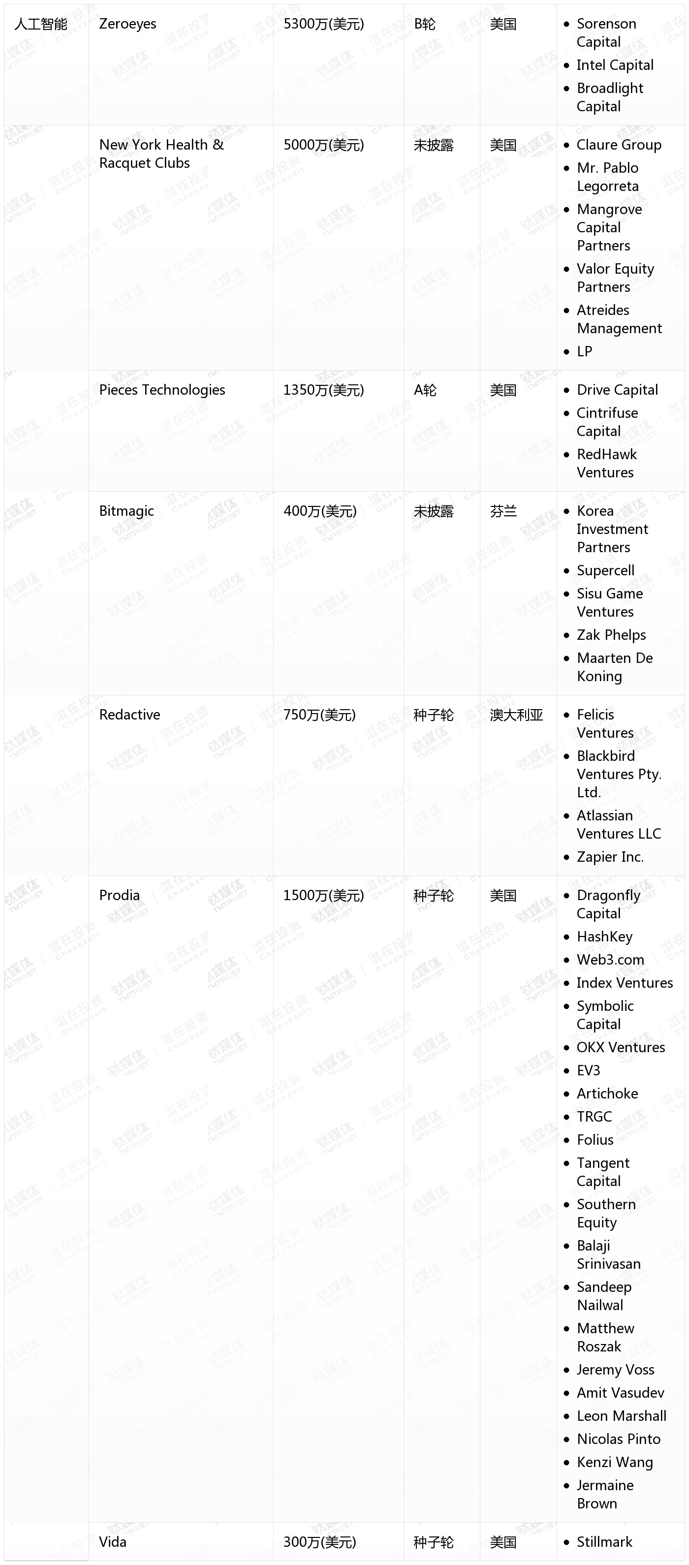 [国外融资一览]