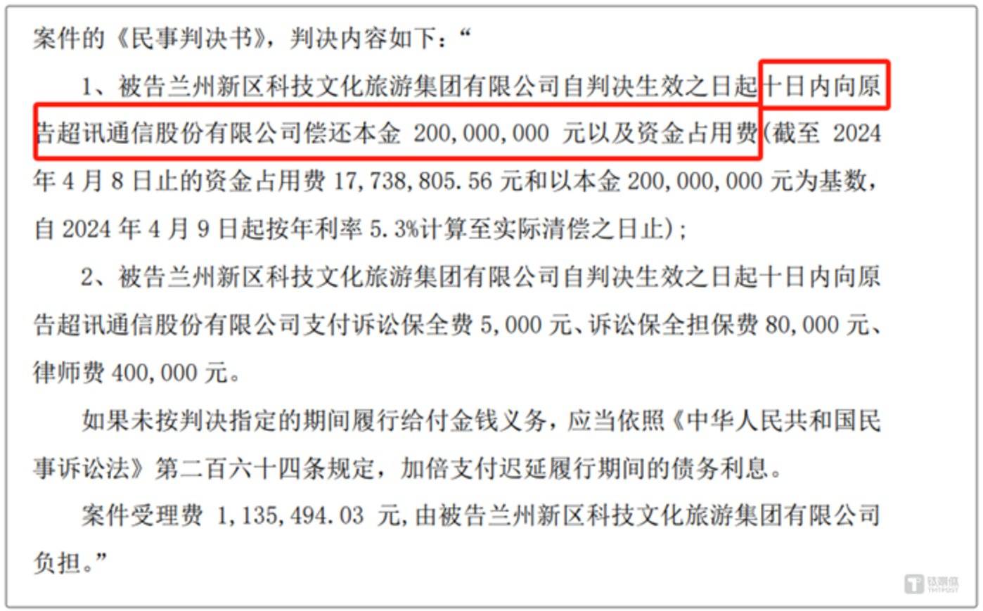 图源：超讯通信公告