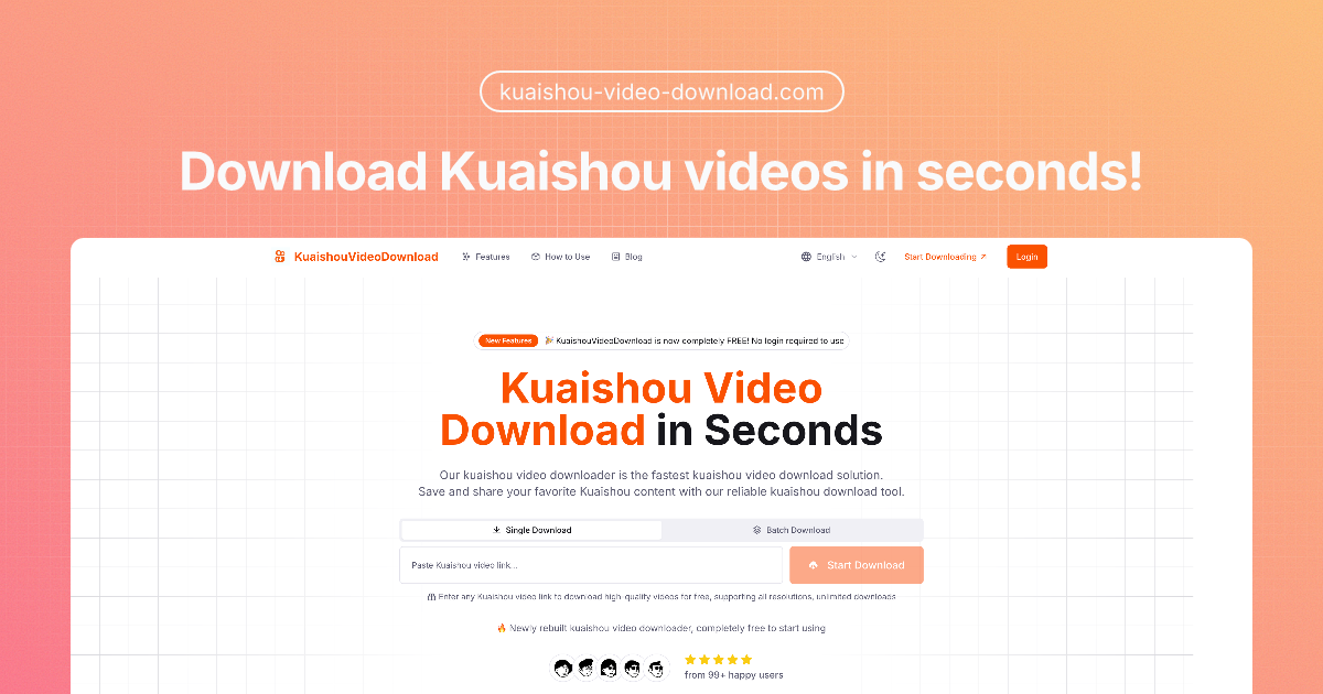 Kuaishou Video Download——快速下载快手视频的实用工具站