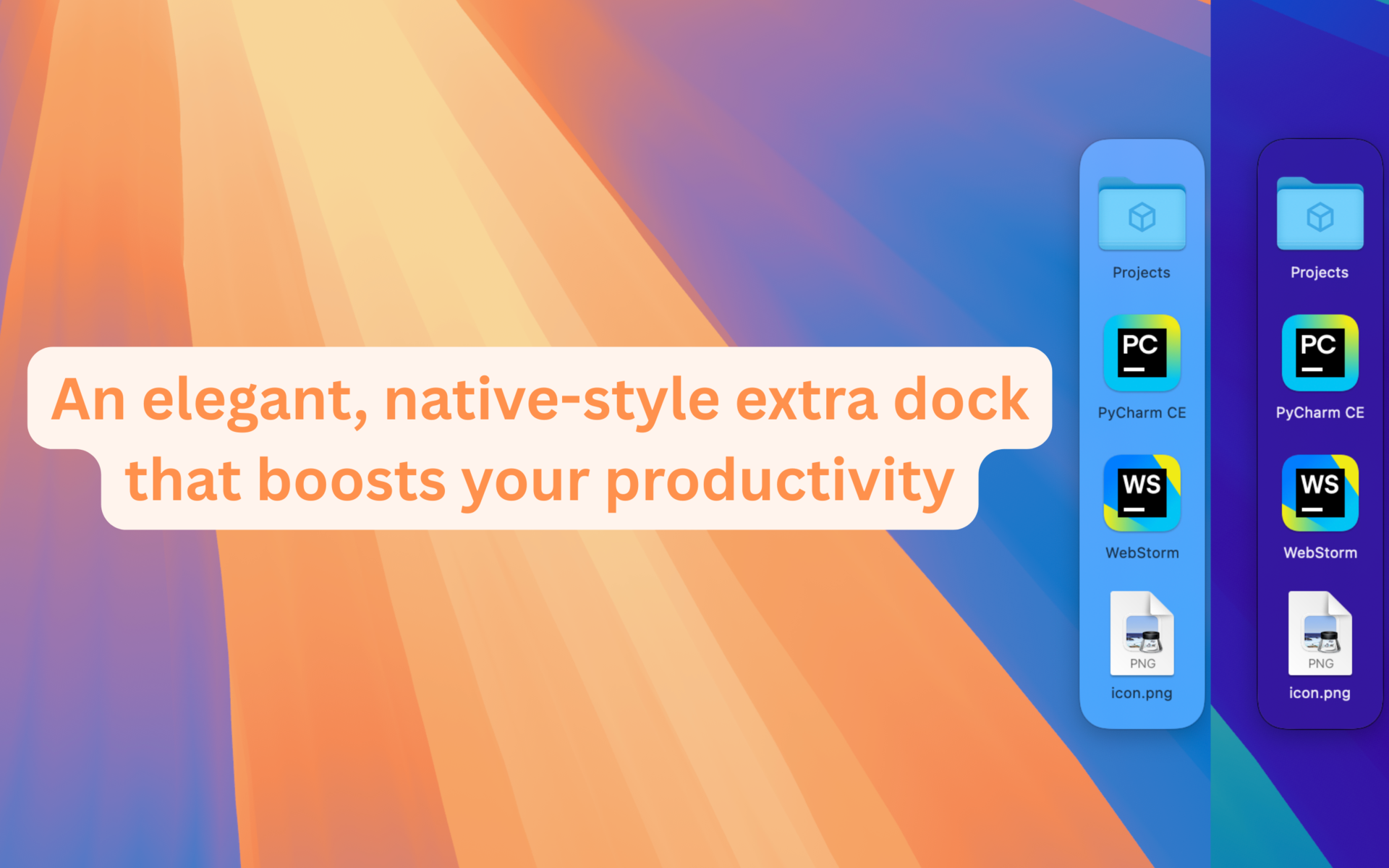 做了一个仿原生风格的 mac 程序坞 - Another Dock