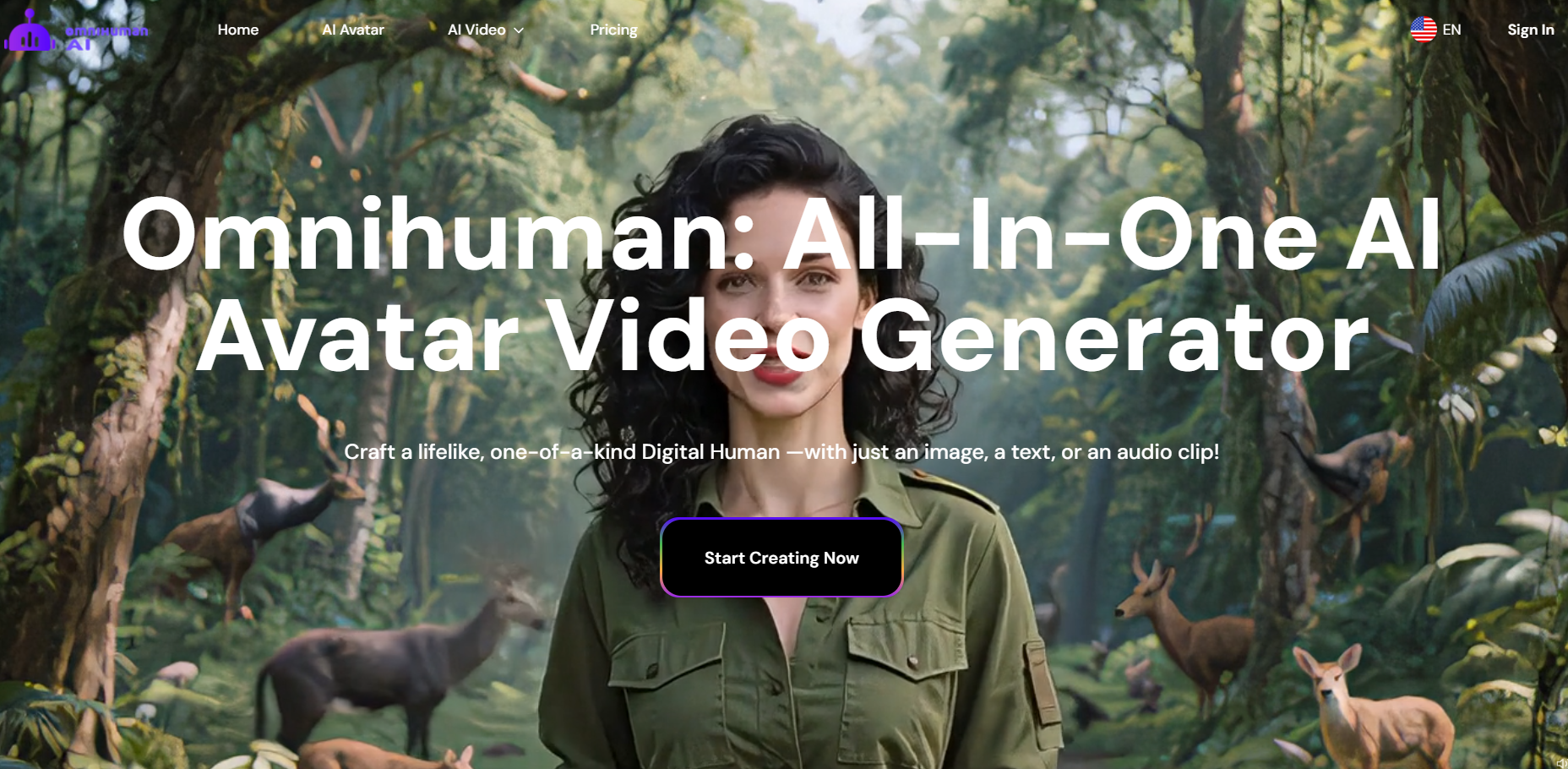 【网站自荐】Omnihuman AI——3 步唤醒你的专属 Digital Human，驾驭顶级 AI 视频模型！