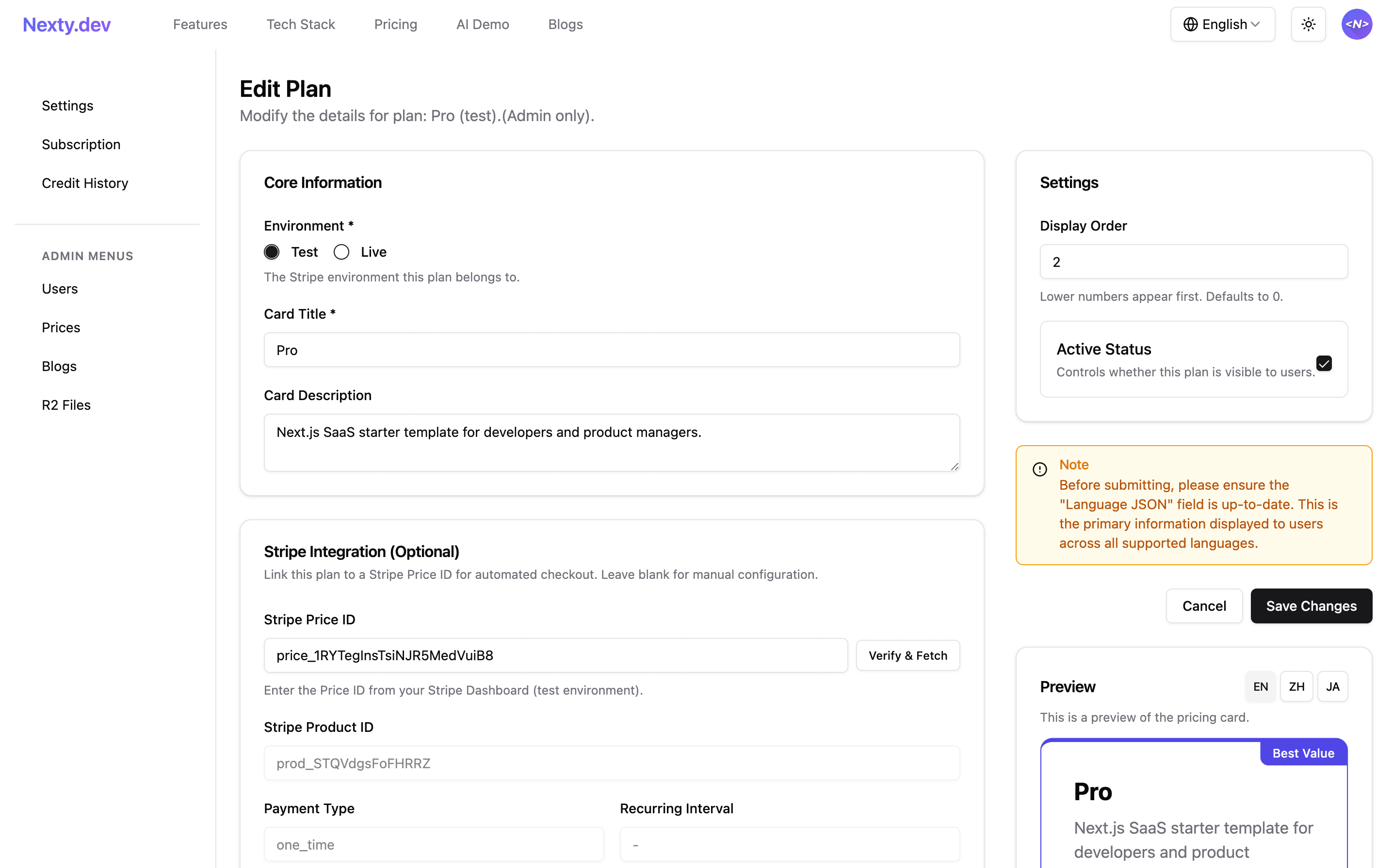 Nexty - 适用于多种场景的 Next.js SaaS 模板 (送 5 折优惠码)