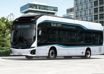 现代汽车推出新款氢燃料电池大巴 续航里程可达960公里