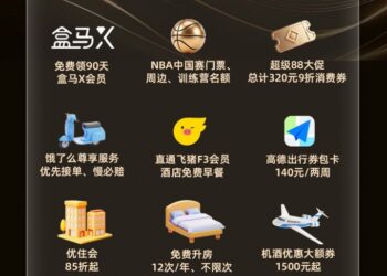 88VIP权益再升级：新增盒马、饿了么、飞猪、高德等超10项会员权益