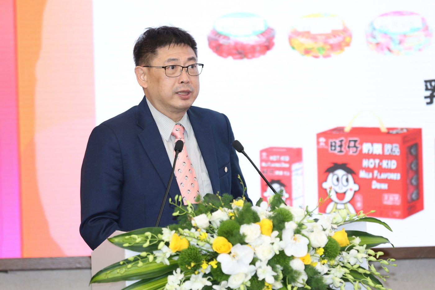 旺旺集团研发中心总处长陈俊江发言