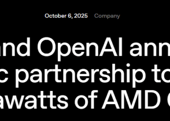 与OpenAI达成巨额算力基建协议 AMD股价盘前暴涨超20%