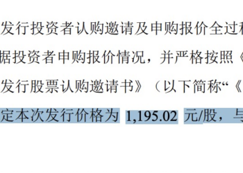 罕见多机构溢价追捧，寒武纪定增价1195元破A股纪录，公募获配超五成