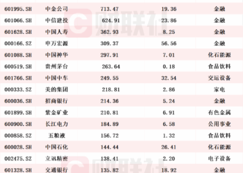 「国家队」持仓动向揭秘！Q3持仓超100亿A股上市公司名单一览