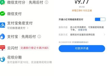 小红书做支付：节流又开源，但难成「支付宝」