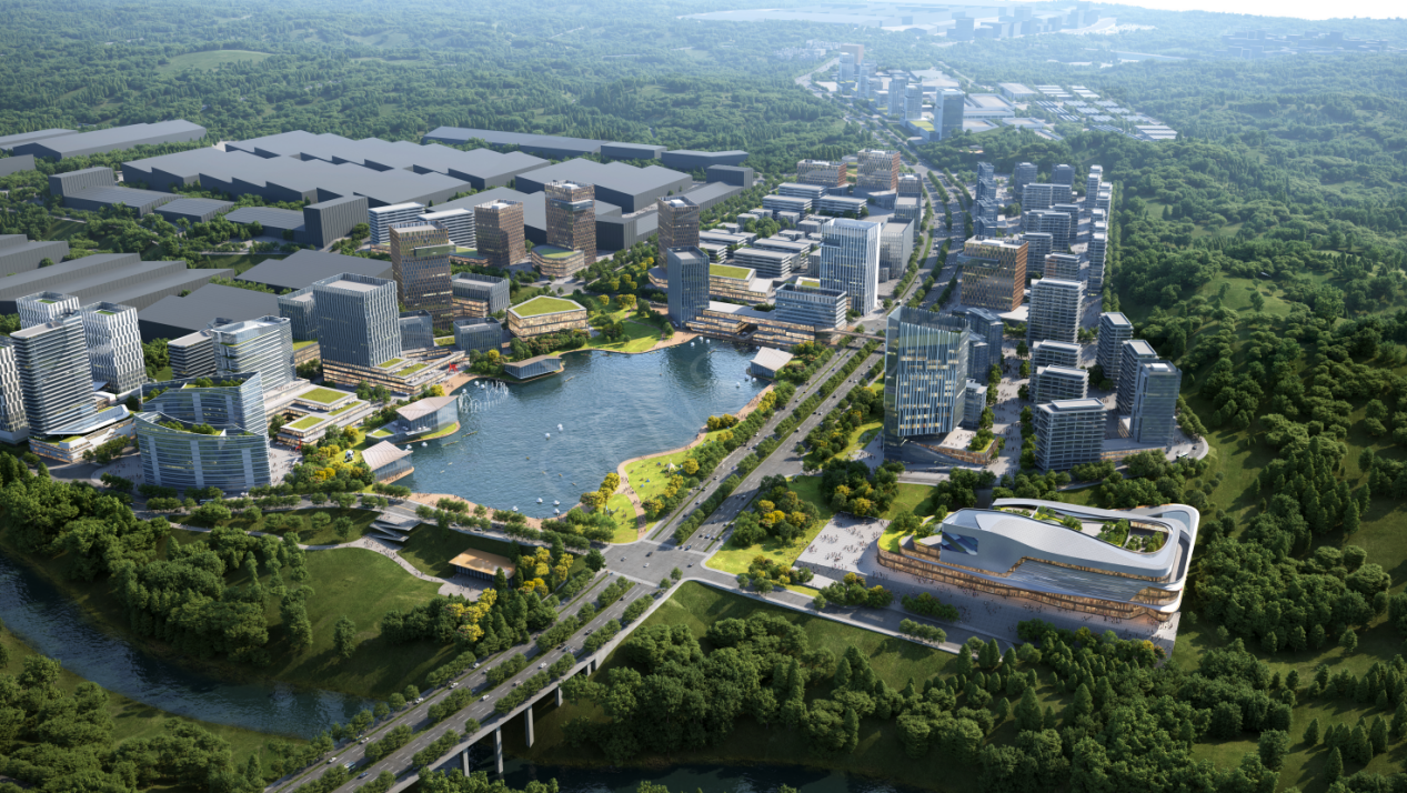 (宜宾高新零碳产业园效果图)