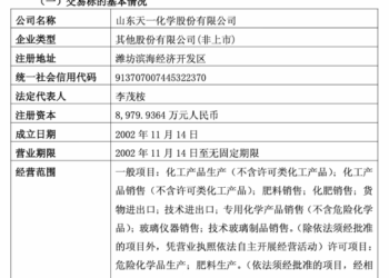 亚星化学筹划重大资产重组 明起停牌