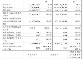 奥布替尼独撑营收大局 诺诚健华前三季度亏损收窄