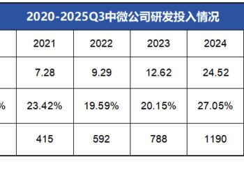 研发费用率超30%，中微公司还能再进一步吗