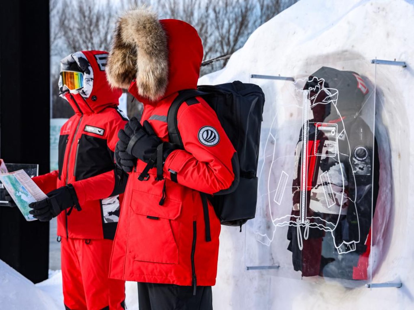 （波司登极地极寒系列考察同款产品）