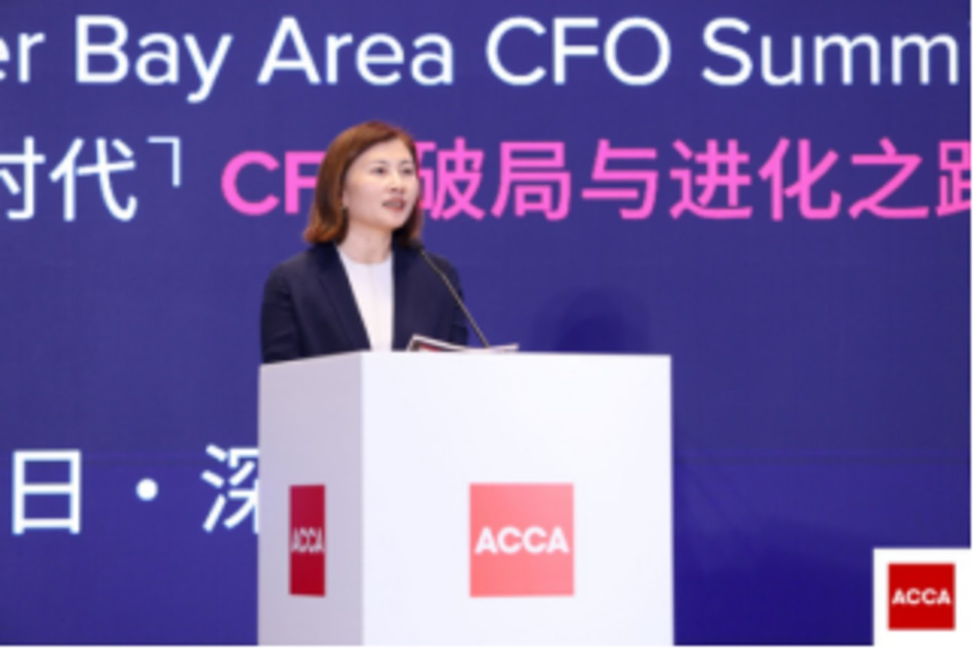 ACCA 中国总监 邵楠发表峰会闭幕致词