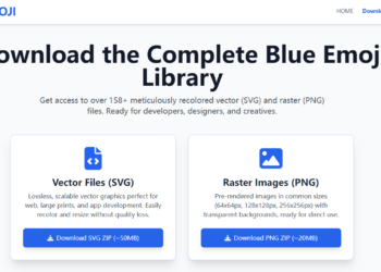 免费蓝色表情符号