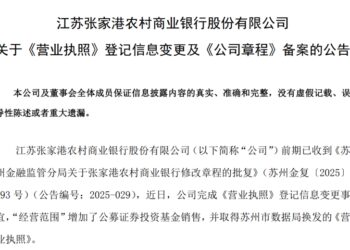 农信社改制「先行者」张家港行,「双线布局」能否突围增长困局?