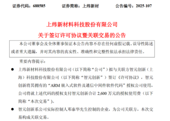 上纬新材2600万关联采购智元创新软件使用权