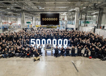 特斯拉上海超级工厂第500万台电驱系统 已在昨日下线