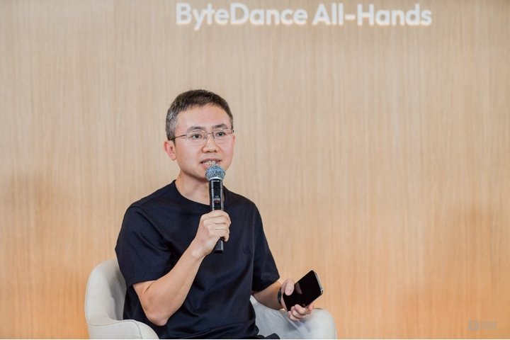 字节跳动CEO梁汝波，图片来源：字节跳动官方