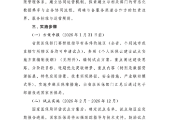国家医保局启动「个人医保云」建设试点