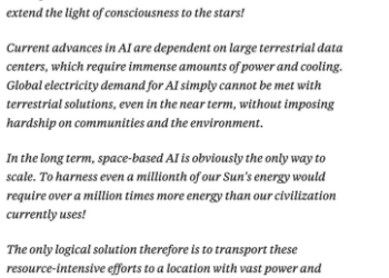 昨夜，马斯克确认旗下SpaceX与xAI合并