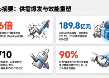 AI漫剧2026：千亿深水区的工业化豪赌与审美突围