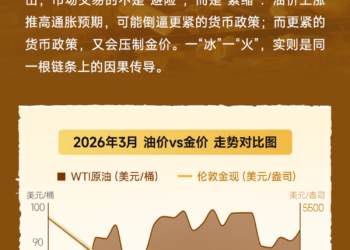 一图看懂 | 战争推高油价 为何没推高金价?