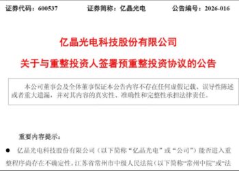 百亿资管联手电池片龙头抄底，亿晶光电7年亏40亿后等来救兵