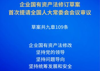 新华社权威快报|施行近17年的企业国有资产法迎来首次修订