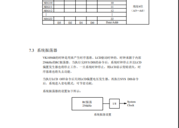 液晶显示驱动 IC 段码液晶屏驱动芯片省电液晶驱动 VK1056B