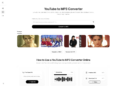 我的作品 YouTube to MP3 converter：我把进度、预览和下载路径单独做成了一页