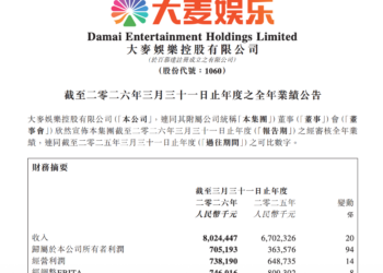 大麦娱乐2026财年净利润7.05亿元《给阿嬷的情书》印证精品内容战略