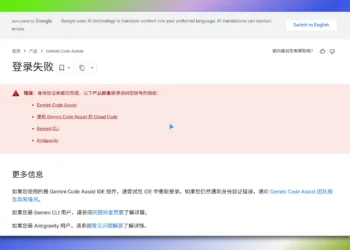 Gemini cli 登录异常解法