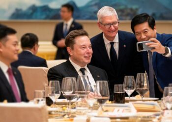 为什么库克、雷军，都想找马斯克合影？
