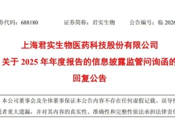 A股连续下跌，市值蒸发近40亿元，君实生物深陷合规漩涡？