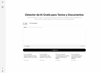 我的作品 Detector de IA：做了一个面向西语文本和文档的 AI 检测小工具