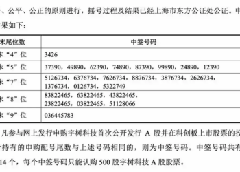 宇树科技中签结果出炉：中签号码19414个 堪比中彩票