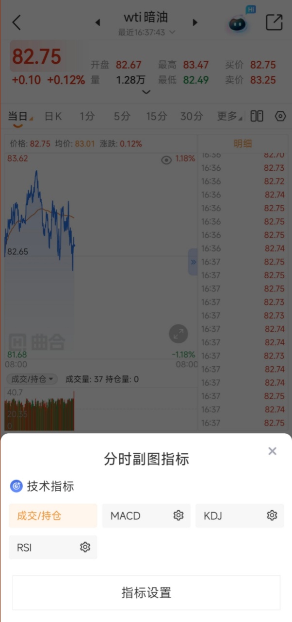 WTI暗油实时行情怎么查？7×24小时不间断油价参考
